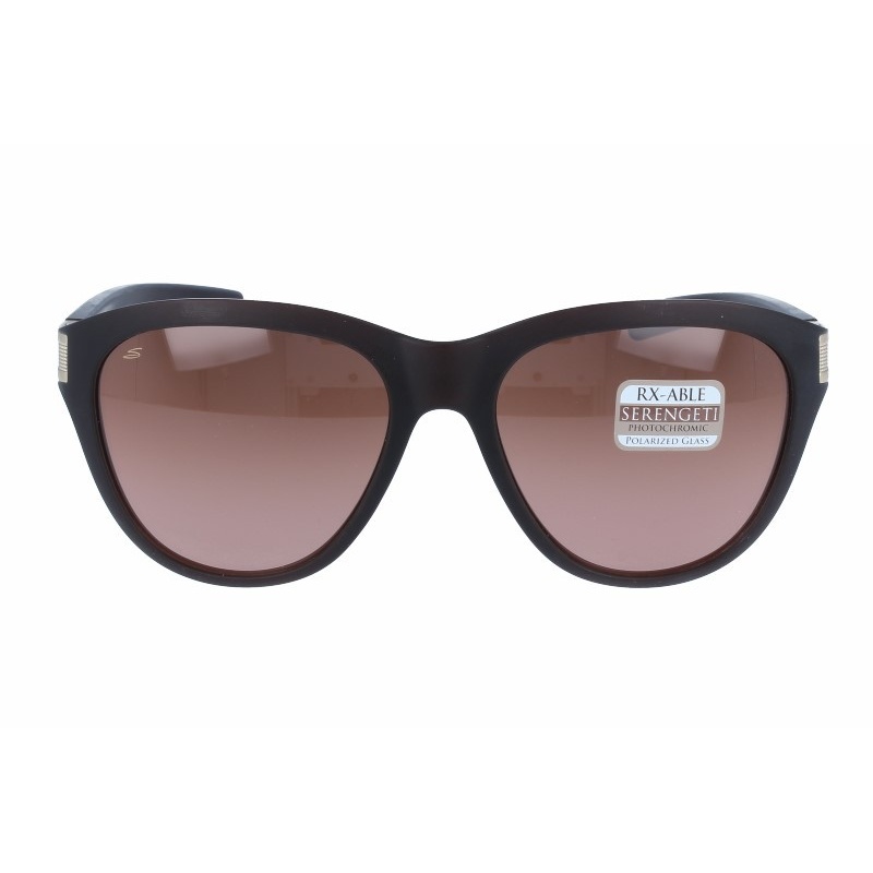 Serengeti Elba 8340 Satin Sanded Crystal Brown Serengeti - 2 - ¡Compra gafas online! - OpticalH