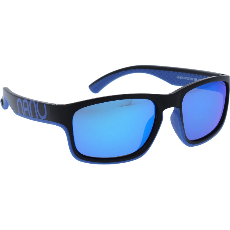 Nanovista Ness Negro Mate-Azul 52 18