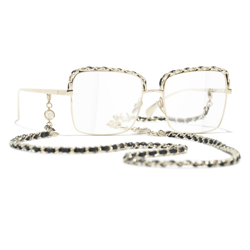 Chanel Pantos Eyeglasses in Metallic