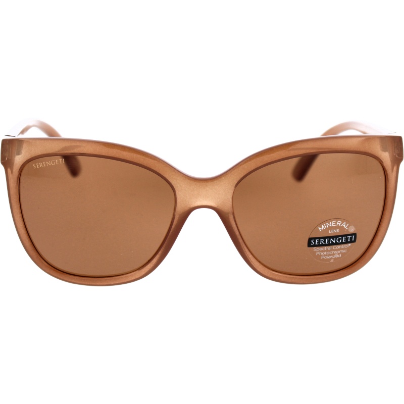 Serengeti Agata 8970 Shiny Espresso Polarized Drivers 57 20