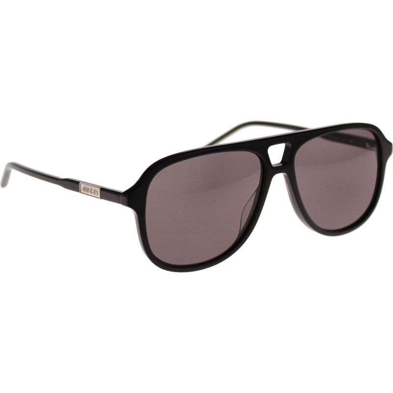 GG0262S 001 Gucci Logo Black And Gold Men's Sunglasses | lupon.gov.ph