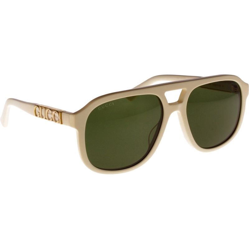 Gucci GG1188S Black Gold Aviator Sunglasses