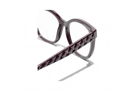 Chanel 3442 1461 140 51 17 Burgundy Frame Acetate