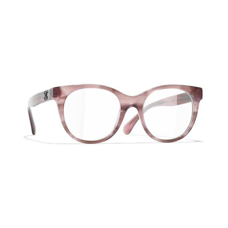 Chanel 3450B Glasses Pink Cat Eye Women
